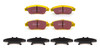 Ebc Brakes Usa Inc Brake Pads Yellowstuff Front Honda 08-20 Dp42041R