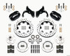 Wilwood Front Disc Brake Kit Blk 65-68 Impala Drum 12.19 140-12022-D