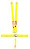 Racequip 5Pt Harness Set L&L Yellow Sfi 711031Rqp