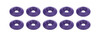 Allstar Performance Countersunk Washer Purple 10Pk All18697