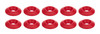 Allstar Performance Countersunk Washer Red 10Pk All18692
