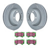 Ebc Brakes Usa Inc Brake Rotor & Pad Kit Greenstuff Toyota S3Kf1191