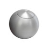 Lokar 2In Shift Knob Solid Round Brushed W/Button Sk-6920