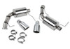 Roush Performance Parts Exhaust Kit Dual Axle- Back W/ Round Tips 421127