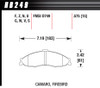 Hawk Brake Performance Street Brake Pads (4) Hb249F.575