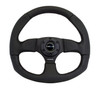 Nrg Innovation Steering Wheel 350Mm 3In Dish Black Leather Rst-009R