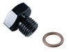 Fragola #6 Port Plug 9/16-18 Black 481406-Bl