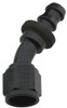 Fragola Hose Fitting #16 30 Deg Push Lock Black 203016-Bl
