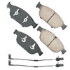 Akebono Brake Corporation Euro Ultra-Premium Brake Pads - Front Eur1549