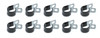 Quickcar Racing Products Alum Line Clamps 1In 10Pk 66-860