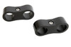 Russell 6An Hose Separator - 2Pk Black Anodized 654303