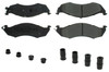 Centric Brake Parts Posi-Quiet Ceramic Brake Pads With Shims And Har 105.0576