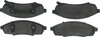 Centric Brake Parts Premium Semi-Metallic Br Ake Pads With Shims And 300.0376