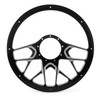 Billet Specialties Steering Wheel 1/2 Wrap 14In Redline Black Bc30107