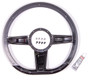 Billet Specialties Steering Wheel Camber D-Shaped 14In Black Blk29402