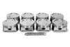 Icon Pistons Ls 6.0/6.2L Dish Forged Piston Set 4.030 Bore Ic553C.030
