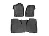Weathertech 14-   Gm P/U Front And Rear Floor Liners Black 446071-445422