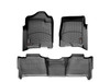 Weathertech 07-14 Tahoe Front & Rear Floor Liners Black 44066-1-2