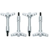 Ford Valve Cove Bolt Kit 4Pk Chrome W/Ford Logo 302-325