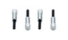 Ford Valve Cove Bolt Kit 4Pk Chrome W/Ford Logo 302-315