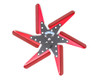 Perma-Cool Flex Fan Aluminum 18In Black Center/Red Blades 83182