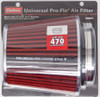 Edelbrock Pro-Flo Air Filter Cone 6.70 Tall Red/Chrome 43641