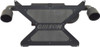 Gibson Exhaust Can-Am Utv Dual Exhaust Black Ceramic 98034