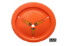 Dominator Race Products Wheel Cover Dzus-On Fluo Orange Real Style 1006-D-Flo-Or