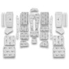 Flatline Barriers 71-73 Ford Mustang Coupe Full Insulation Kit Tabz6016