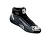 Omp Racing, Inc. Omp Sport Shoes Fia 8856 -2018 Black / White Sz. Ic0-0829-A01-076-39