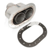 Stainless Works Through Body Exhaust Tip Oval Style 2.5In Inlet St2814