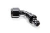 Triple X Race Components #6 60 Degree Hose End Push Lock Hf-16006Blk