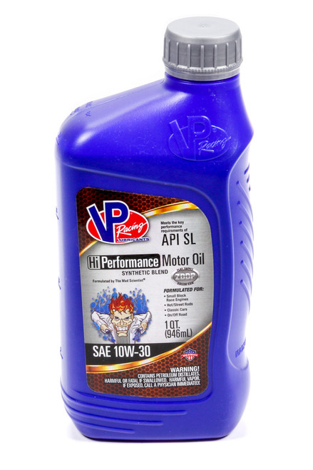 Vp Racing Vp 10W30 Hi-Performance Racing 1 Qt - 32Oz 2955