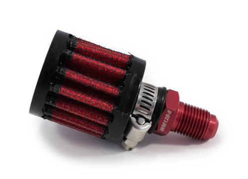 Wehrs Machine Breather Filter W/6An Fitting Wm128-6