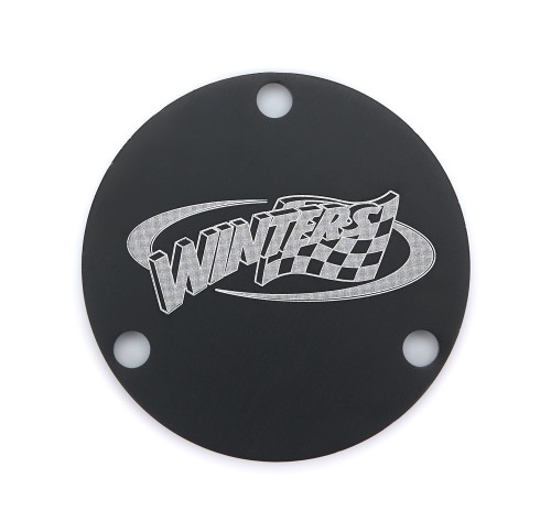 Winters Drive Flange Dust Cap 2.5In Gn Black 1726