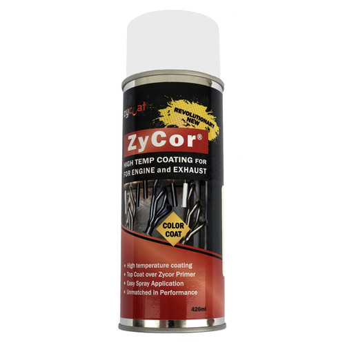 Zycoat Zycor Gasser White Color Coat 13 Oz Aerosol 18013