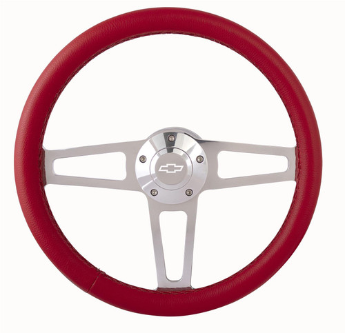 Grant Billet T Series Red Wrap Ped Steering Wheel 1911R
