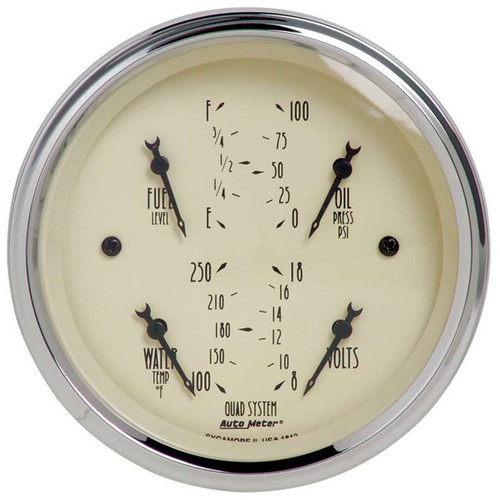Autometer 3-3/8In A/B Quad Gauge  1812
