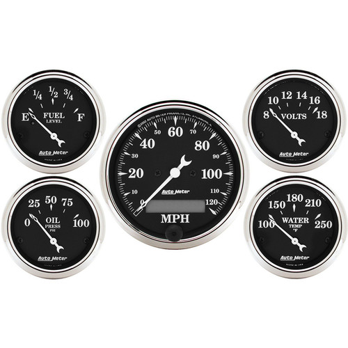 Autometer O/T/B 5-Piece Gauge Kit  1709