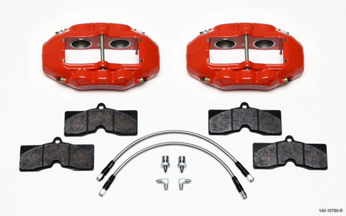 Wilwood Front Brake Kit 65-82 Corvetee Red 140-10789-R