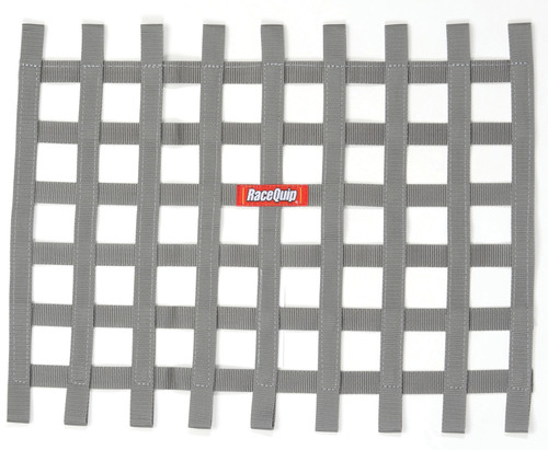 Racequip Ribbon Window Net Platinum Non-Sfi 18 X 24 721065Rqp