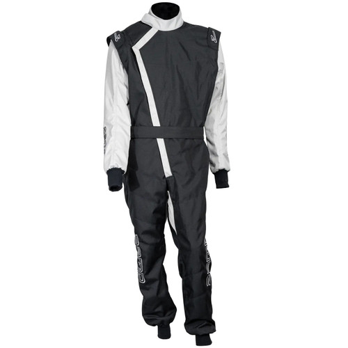 Zamp Suit Zk-40 Karting Youth Large Black/Silver R060015Yl