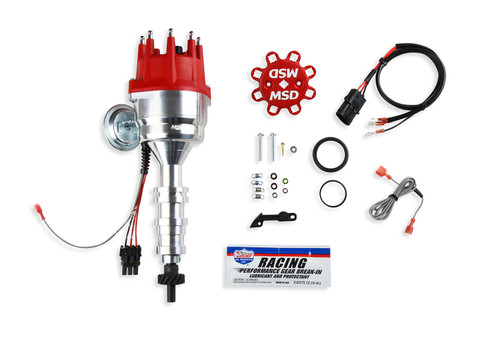 Msd Ignition Billet Distributor Bbf Fe Rtr W/Steel Gear 85951