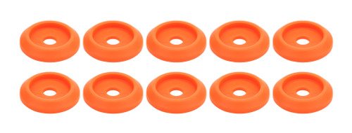 Allstar Performance Body Bolt Washer Plastic Fluorescent Orange 10Pk All18854