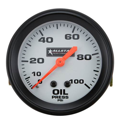 Allstar Performance Oil Pressure Gauge 0-100Psi 2-5/8In All80095
