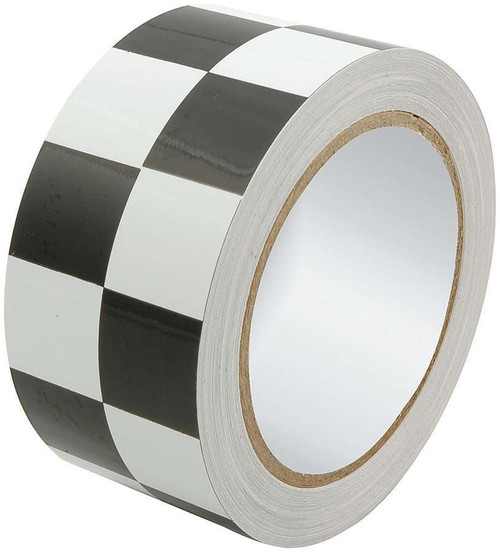 Allstar Performance Racers Tape 2In X 45Ft Checkered Black/White All14149