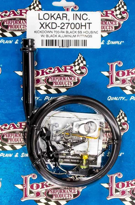 Lokar Black Kickdown Kit Gm 700R4 Xkd-2700Ht