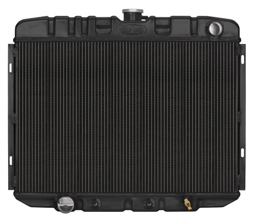 Cold Case Radiators 67-70 Mustang Radiator Big Block Auto Trans Blk Fom588Ab