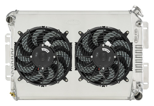Cold Case Radiators 67-69 F-Body Dual 12In Fans Chc11Ask