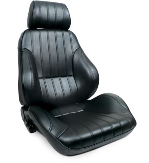 Scat Enterprises Rally Recliner Seat - Rh - Black Vinyl 80-1000-51R